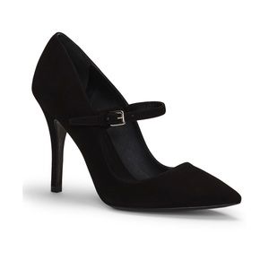 Polo Ralph Lauren Arabella Suede Heels -Black